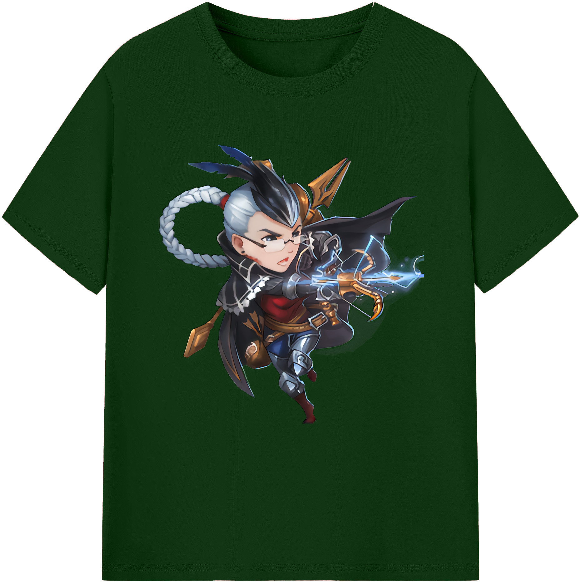 リーグ・オブ・レジェンド League of Legends LOL 綿100％半袖Tシャツ（フロントプリント）